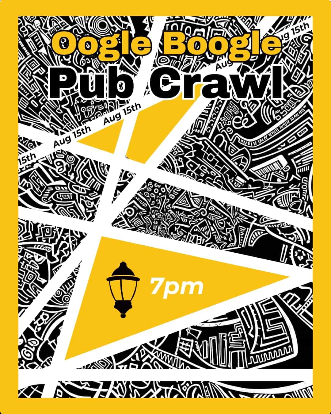 Oogle Boogle Pub Crawl at Downtown, Victoria, BC, Canada