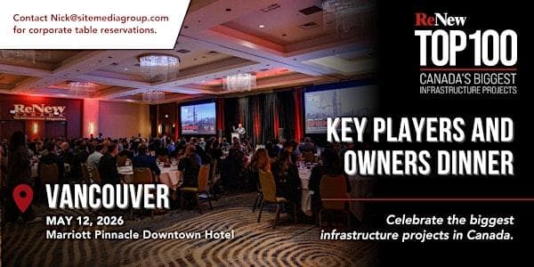 Top100 Projects 2026 Vancouver at Vancouver Marriott Pinnacle Downtown Hotel