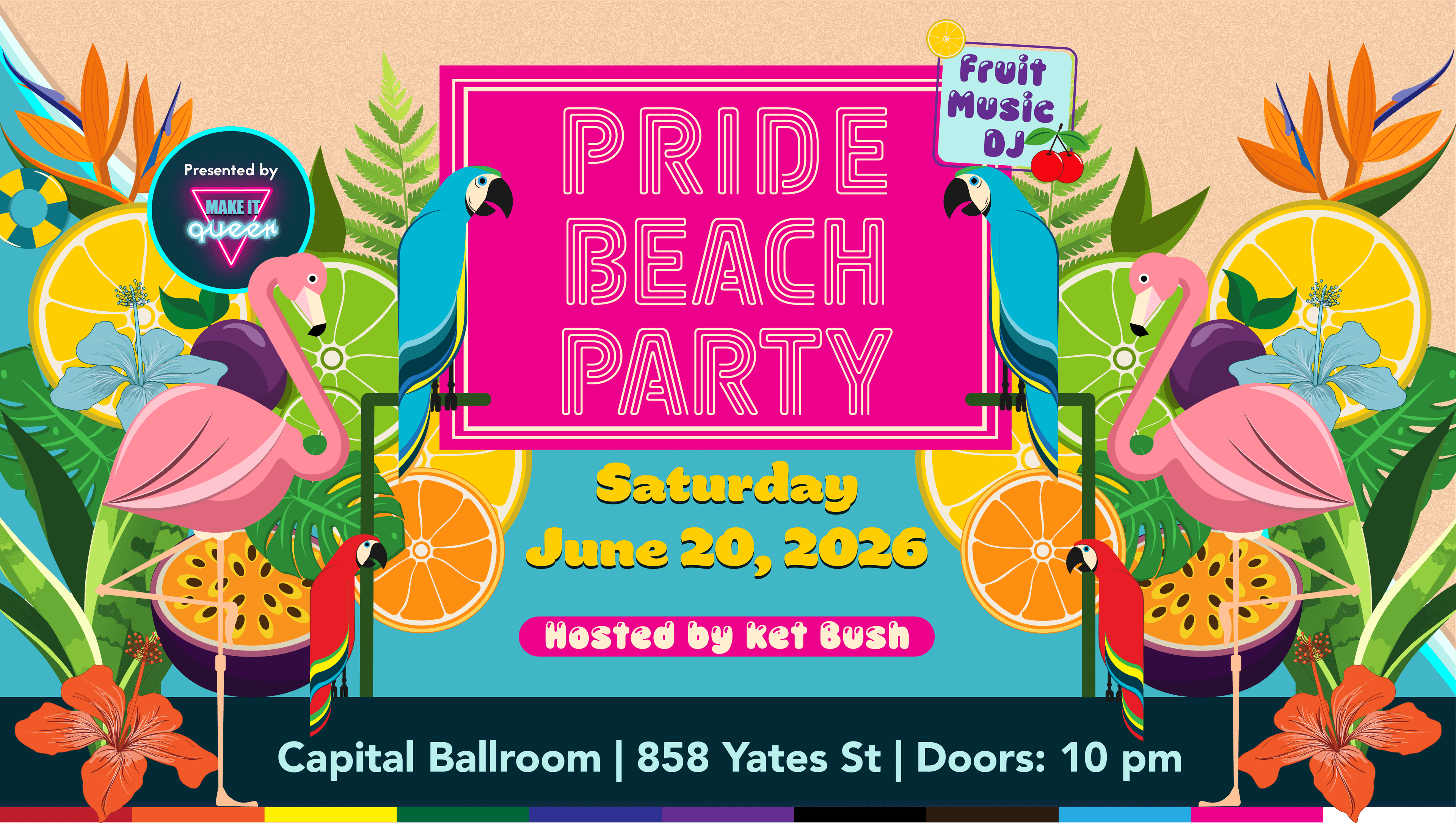 Pride Beach Party — LGBTQ2+ in Victoria