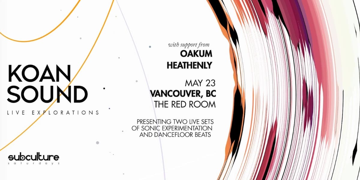 Koan Sound - Live Explorations Tour At Subculture Saturdays at The Red Room