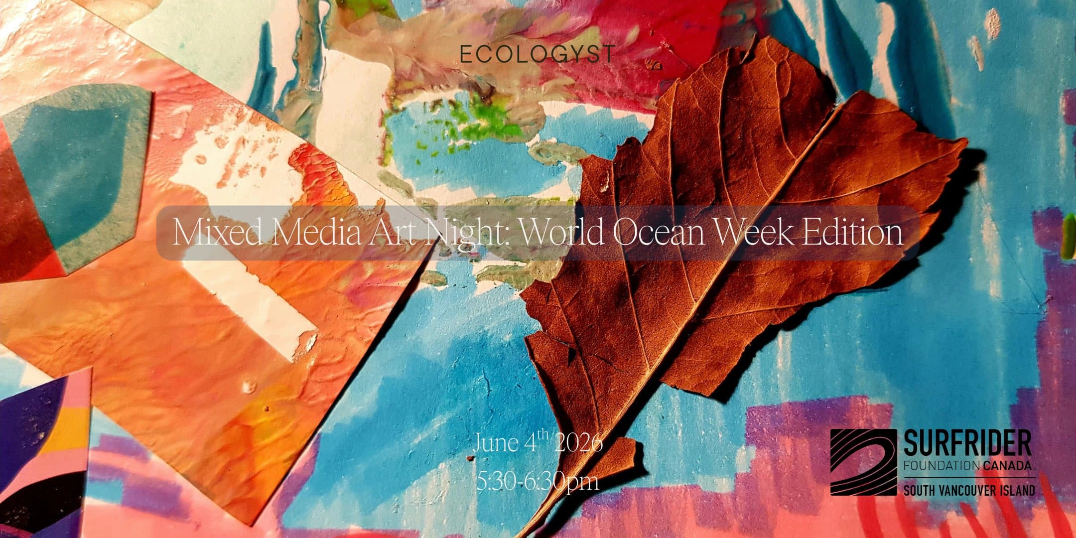 Mixed Media Art Night: World Ocean Week Edition at 552 Johnson Street