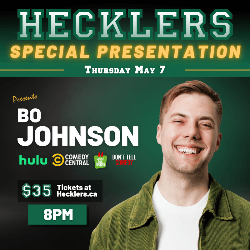 Hecklers Presents: Bo Johnson at Hecklers Bar & Grill