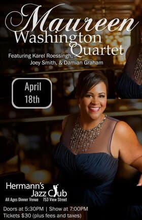 Maureen Washington Quartet at Hermann's Jazz Club