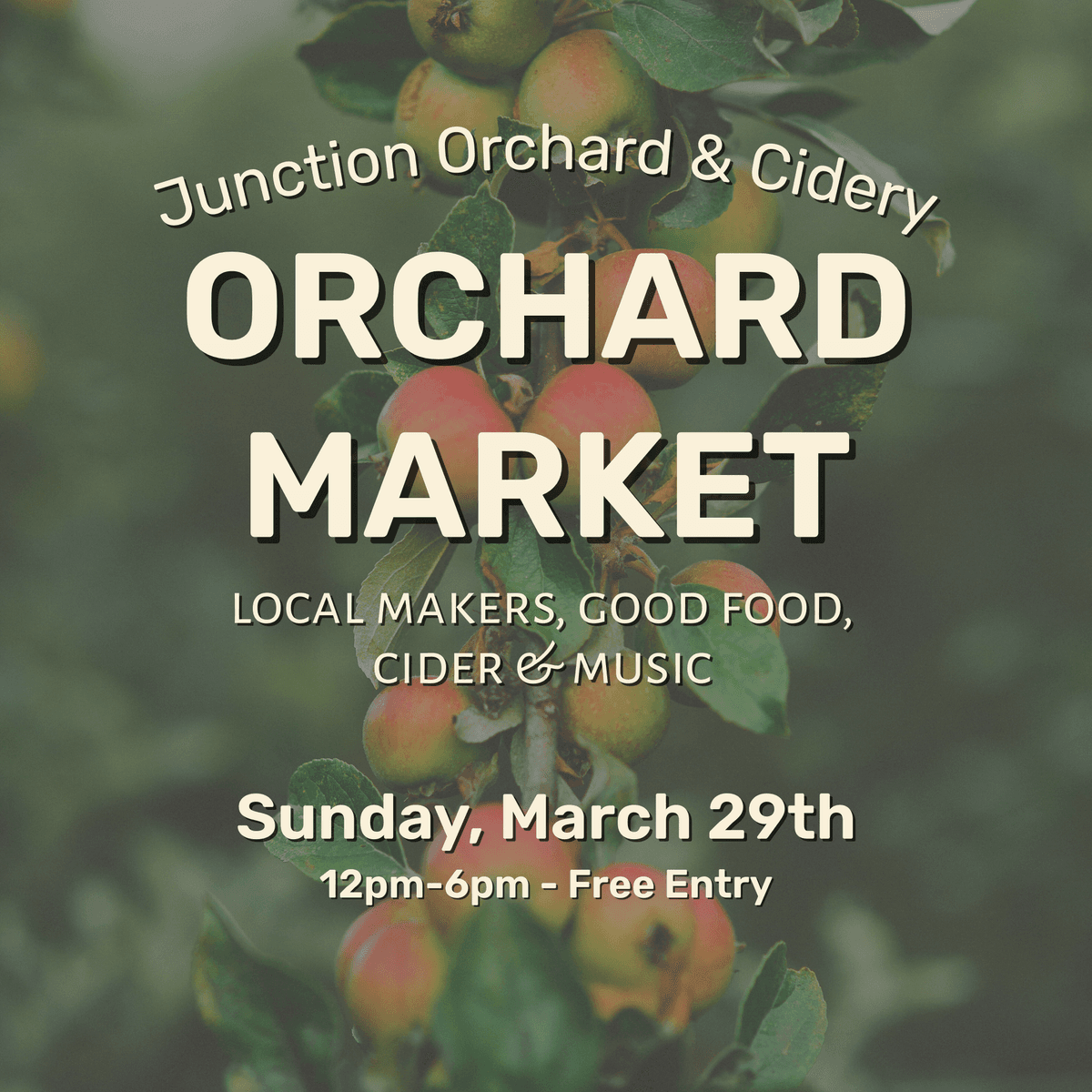 March Orchard Market — Community Events in Victoria
