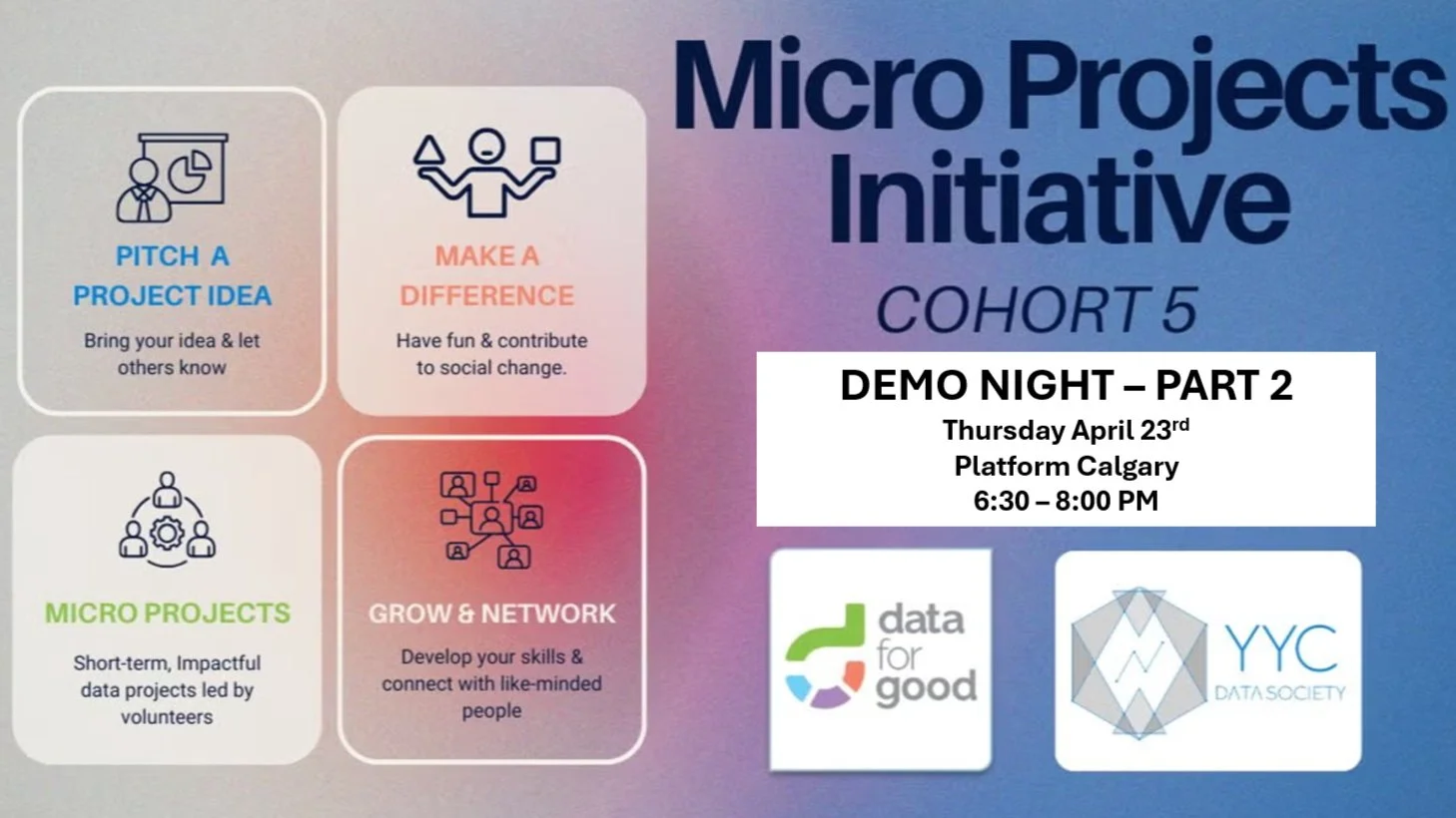Micro Projects Cohort 5 - Demo Night - Part 2 at Platform
