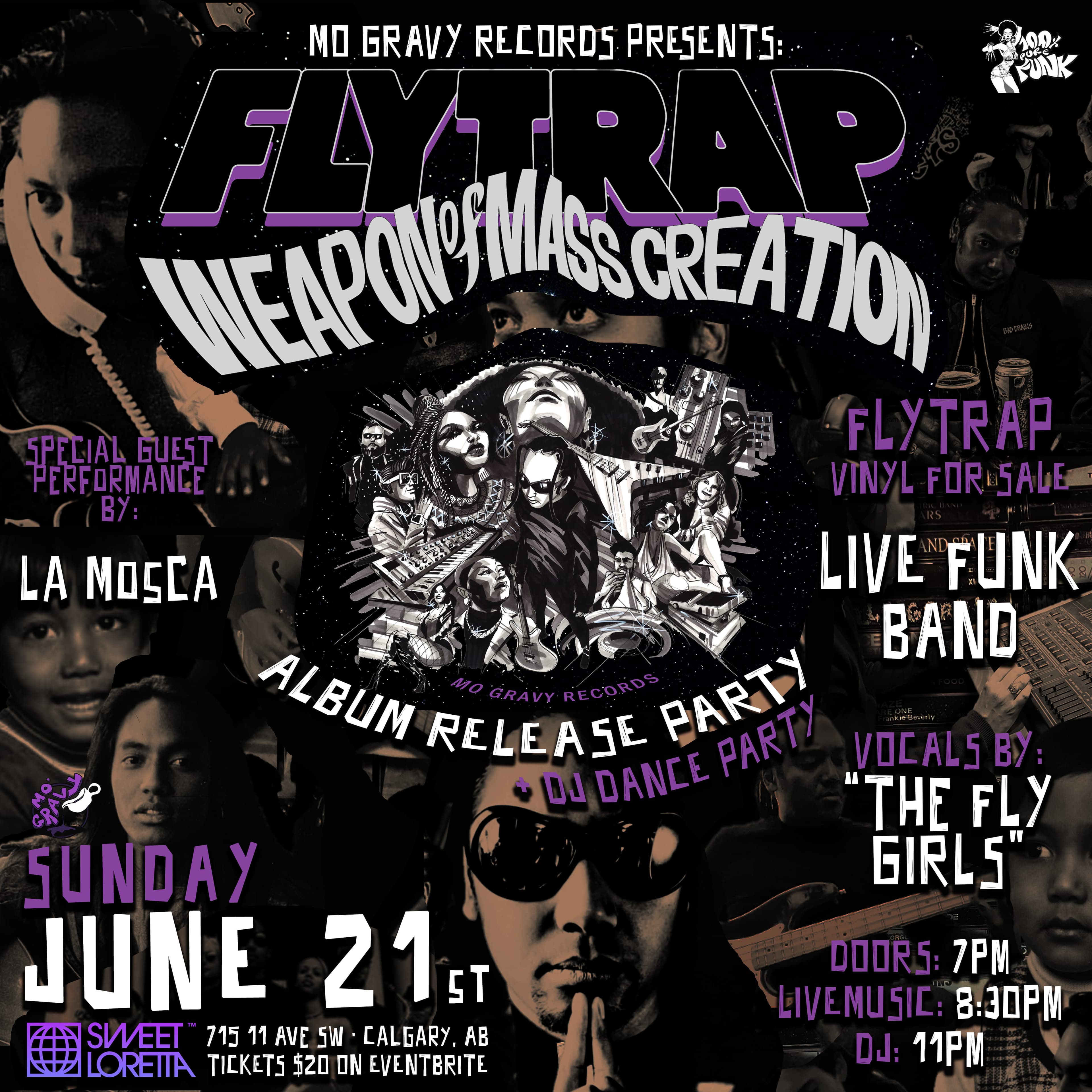 LIVE FUNK MUSIC - Flytrap Album Release — Funk & Soul in Calgary