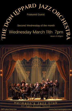 The Don Leppard Jazz Orchestra at Hermann's Jazz Club