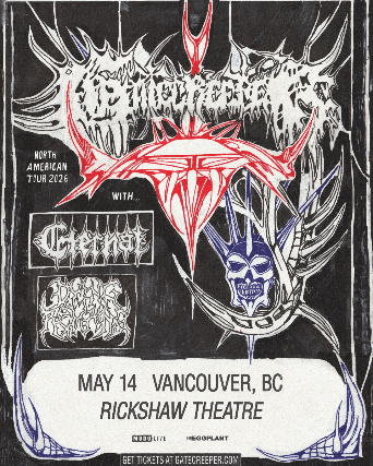 Gatecreeper with Eternal & Dying Remains at Rickshaw Theatre