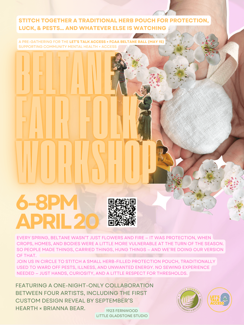 Beltane Fair Folk Workshop at Little Gladstone Studio