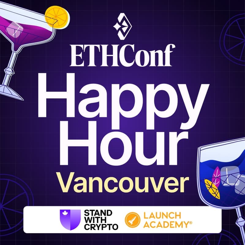 Ethconf Happy Hour Vancouver at Please register to see the exact location of this event.