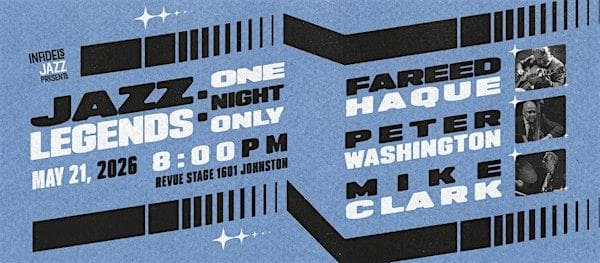 Infidels Jazz Presents: Fareed Haque Trio At Revue Stage at Revue Stage