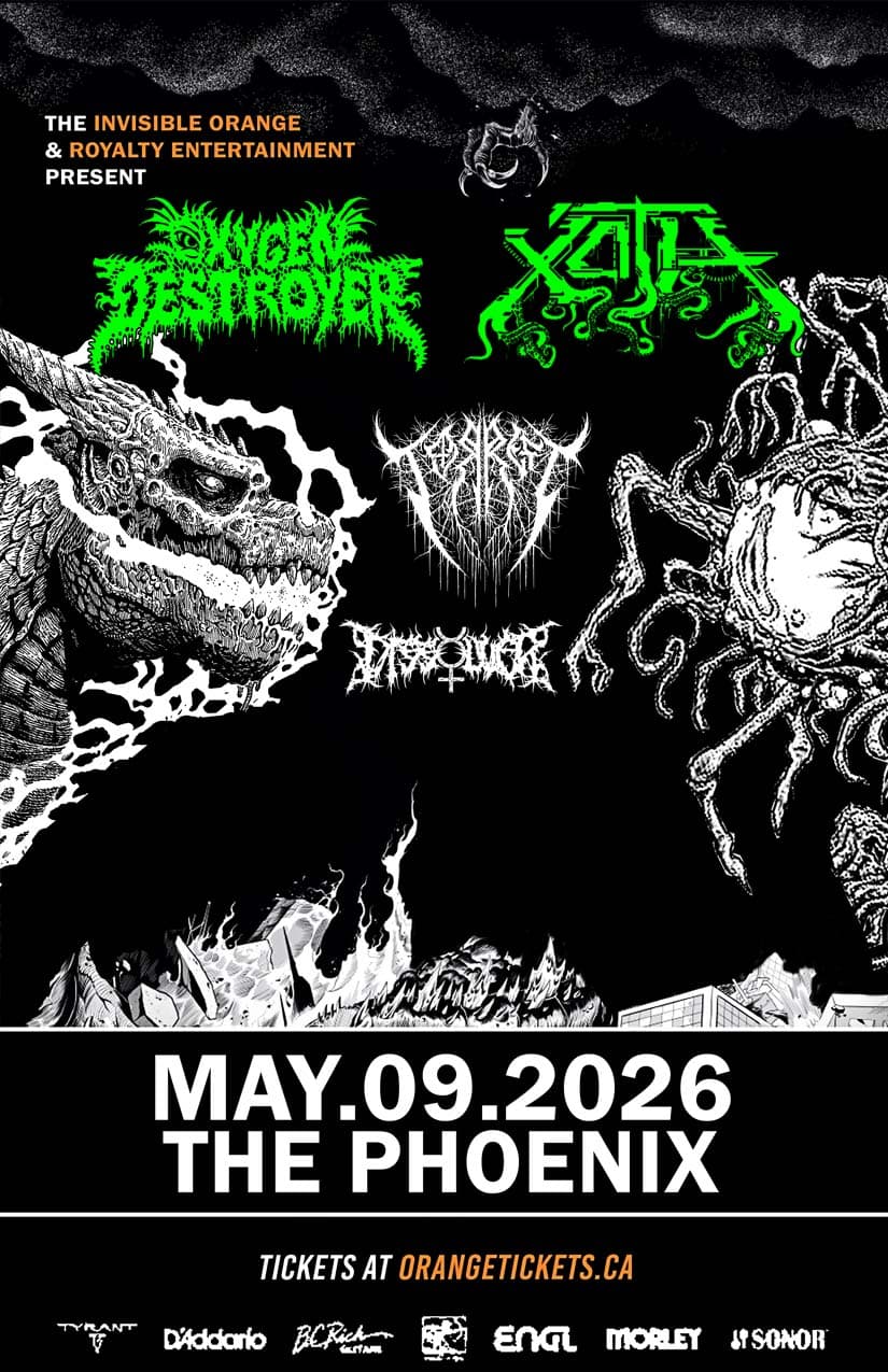 OXYGEN DESTROYER // XOTH // TORREFY // DISSOLVER at Phoenix Bar & Grill