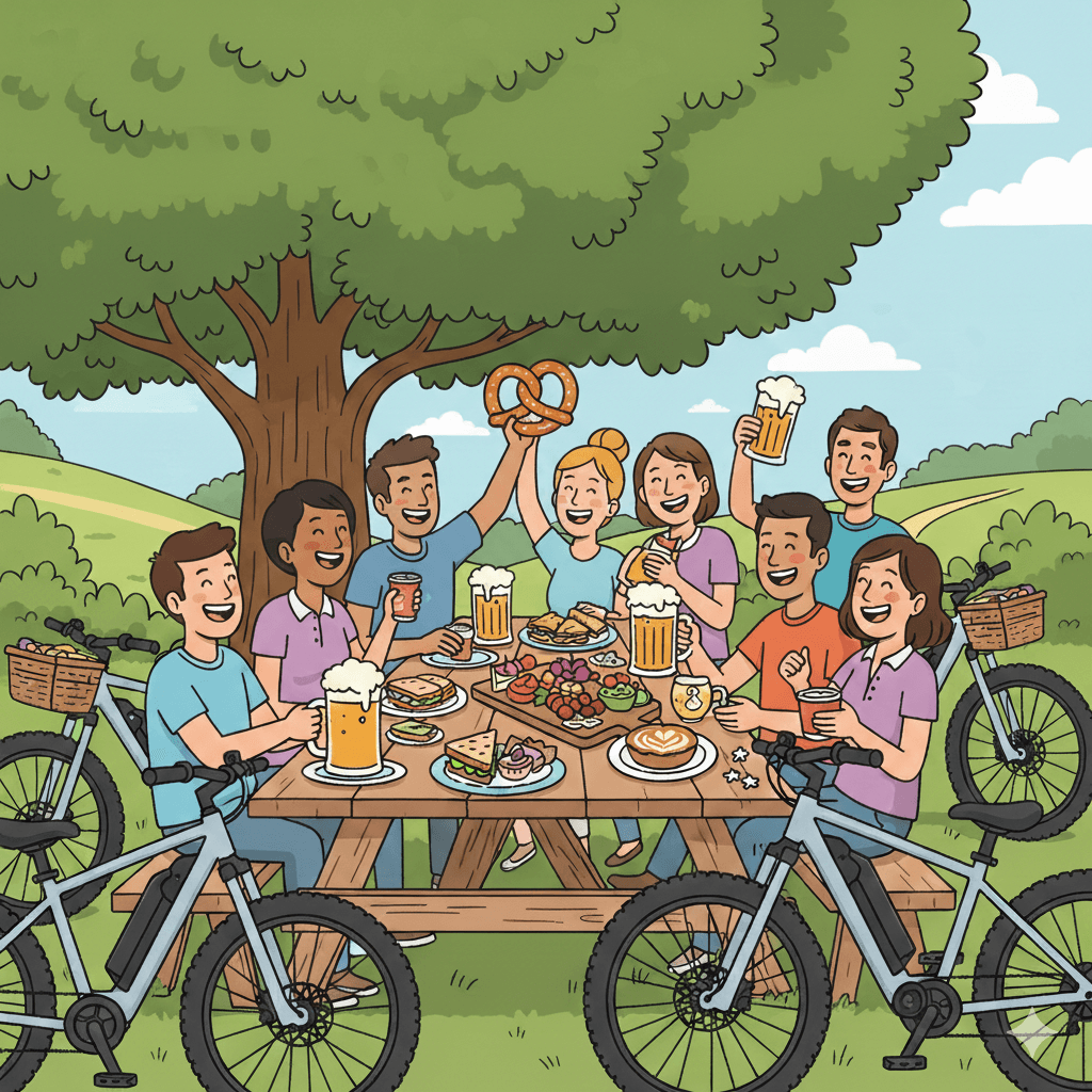 Monthly Bites and Bevvies EBike Ride — Outdoor Events in Victoria