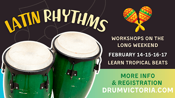 Latin Rhythms Weekend of Workshops at Uvic School Of Music