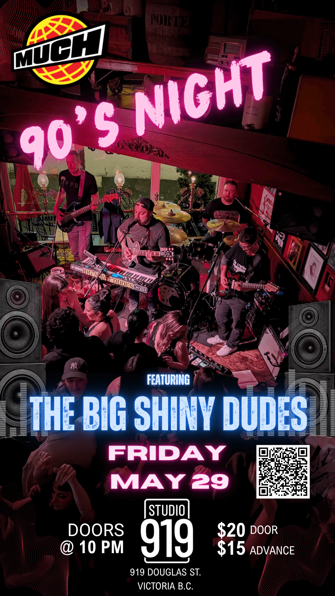 90’S Night Featuring The Big Shiny Dudes — Live Music in victoria