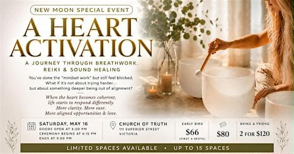 New Moon Heart Reset: Breath, Energy & Alignment at 111 Superior St