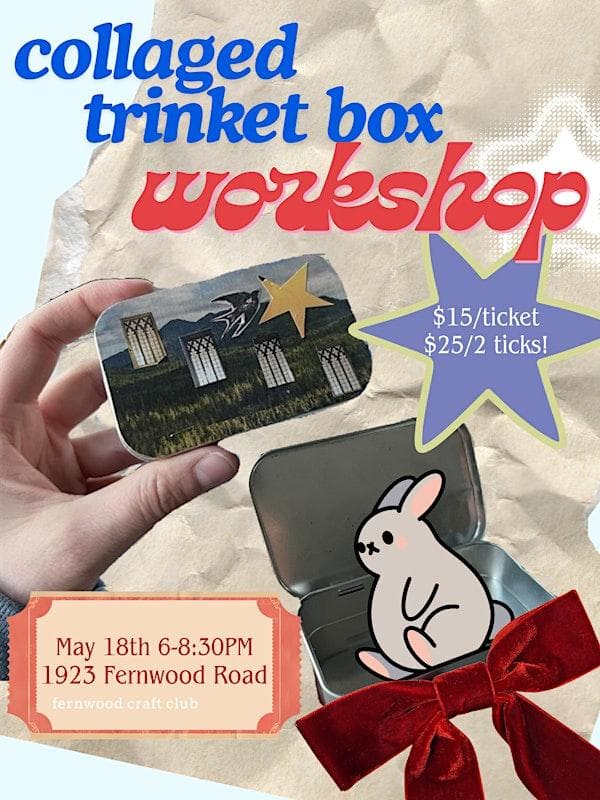 Collage Trinket Box Workshop — Arts & Creative in Victoria