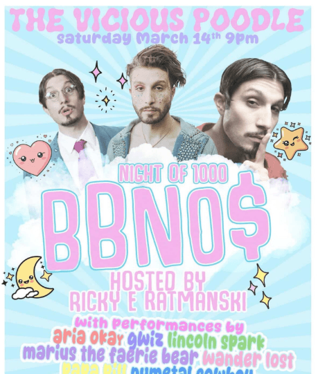 ⭐️ NIGHT OF 1000 BBNO$ ⭐️ at The Vicious Poodle