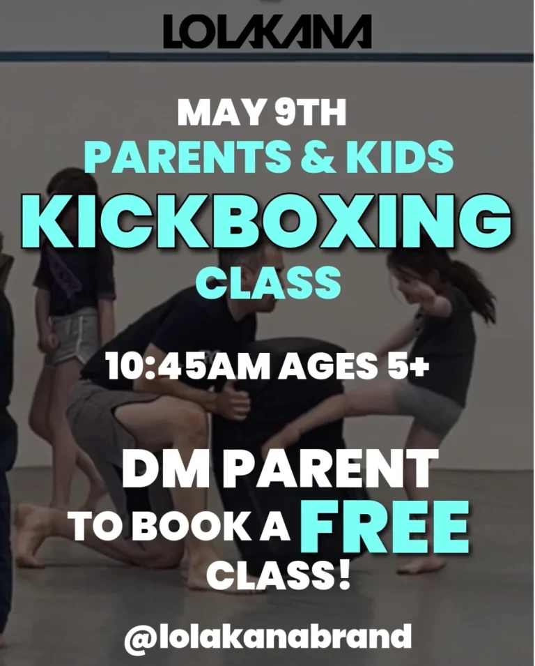 Parents & Kids Kickboxing Class at Lolakana