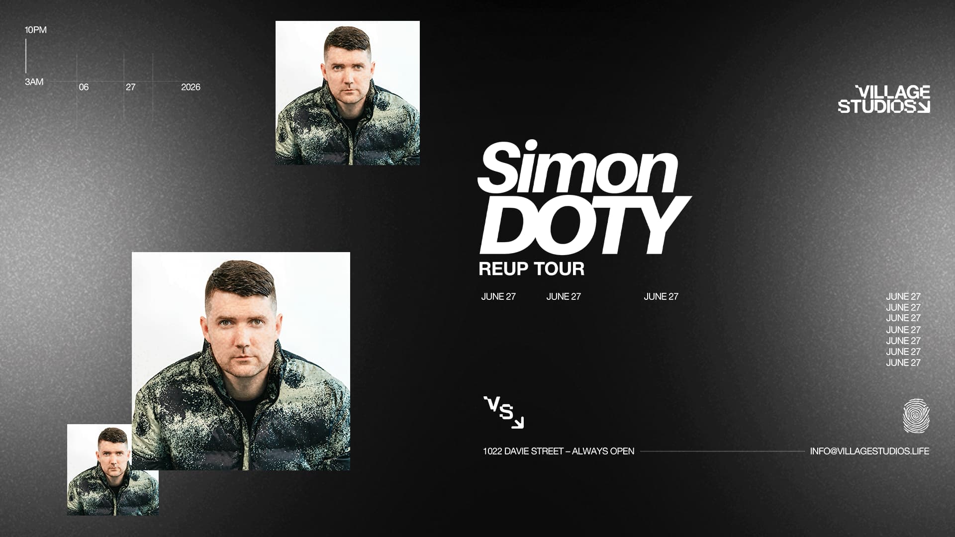 Simon Doty at VILLAGE STUDIOS