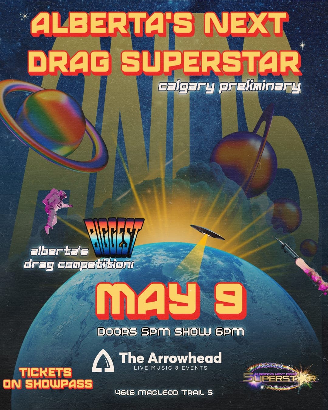 Alberta Next Drag Superstar (Early Show) at The Arrowhead