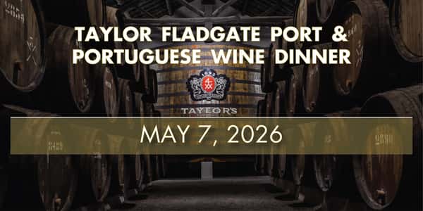 TAYLOR FLADGATE PORT & PORTUGUESE WINE DINNER at Provence Marinaside