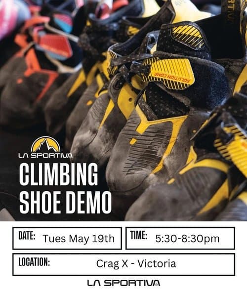 La Sportiva Shoe Demo at Crag X Climbing Gym