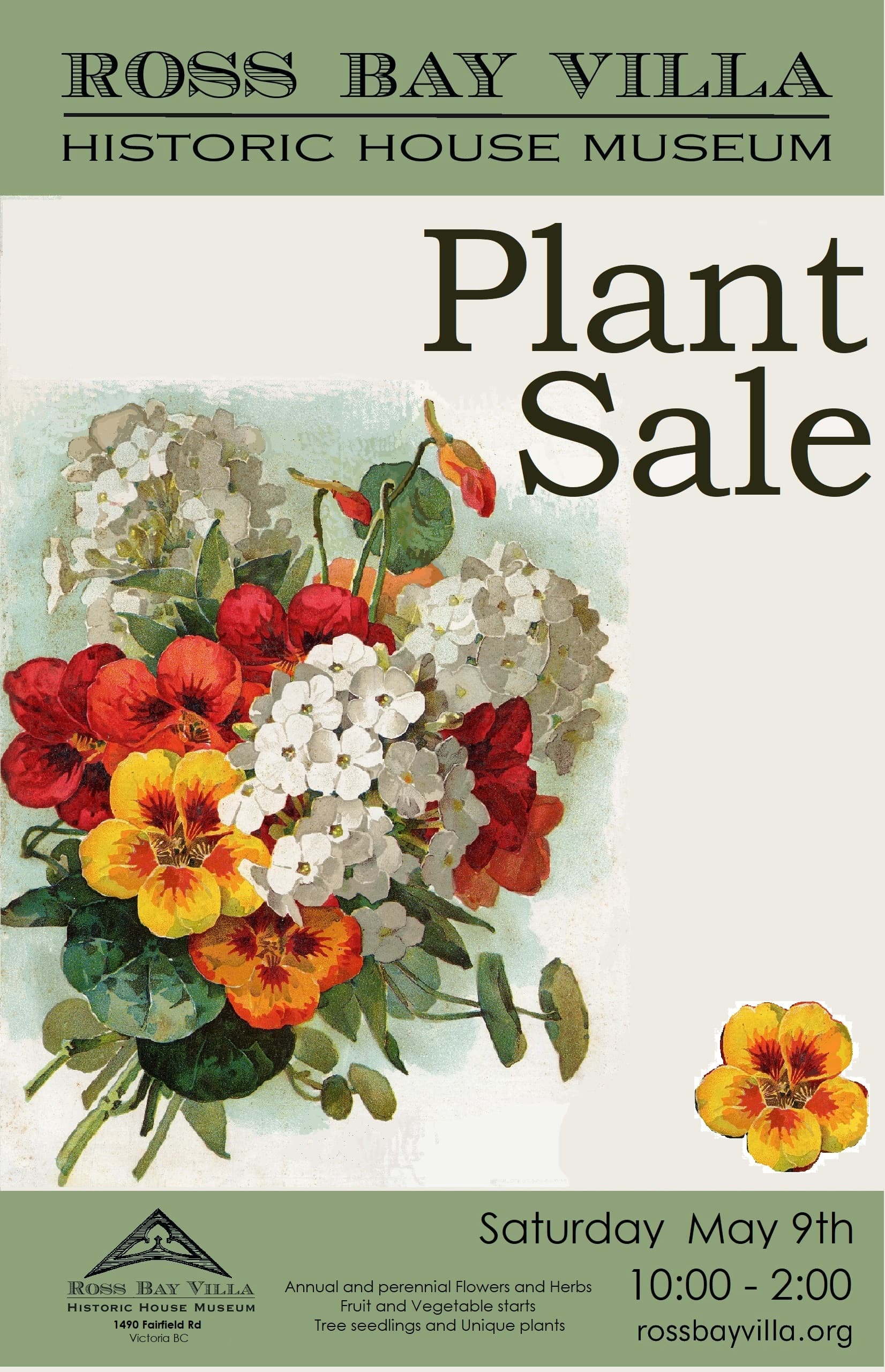 Plant Sale at Ross Bay Villa Historic House Museum
