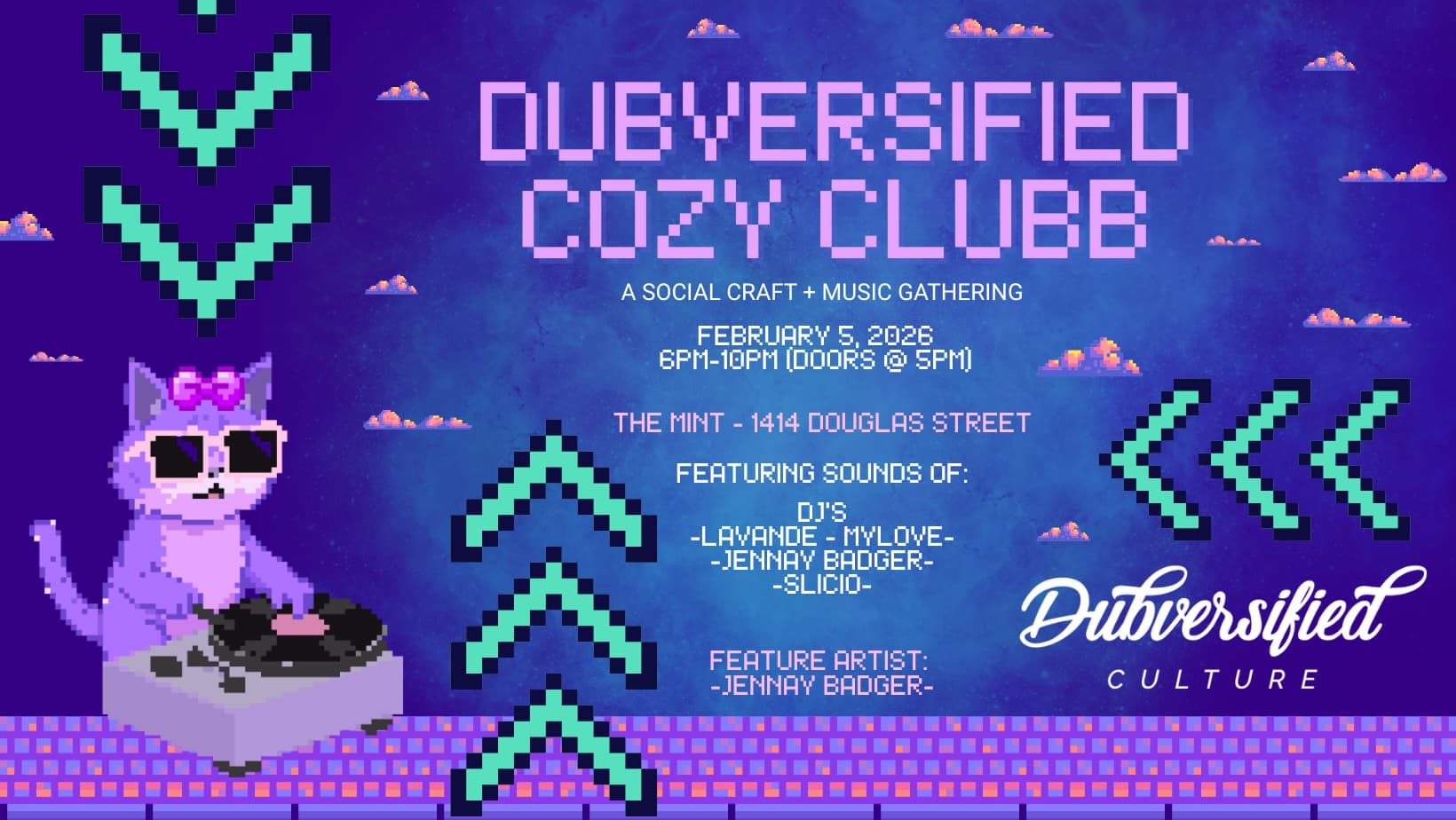 Dubversified Culture presents: COZY CLUBB πΎππ± β at 1414 Douglas St, Victoria, BC V8W 2G2