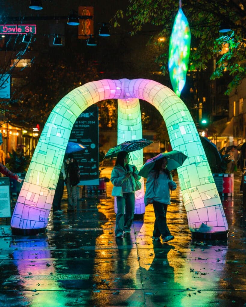 Lumière Festival at Downtown Vancouver
