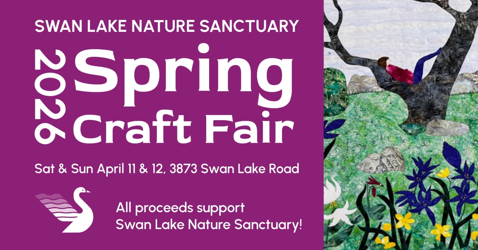 Silver Swans Craft Sale Fundraiser for Nature at 3873 Swan Lake Rd. Victoria, BC V8X3W1