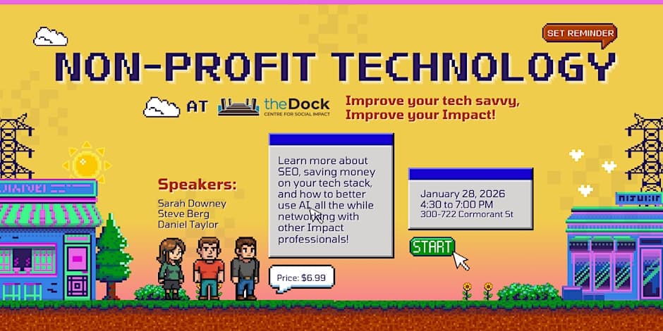 Non-Profit Technology at theDock at 300-722 Cormorant Street Victoria, BC V8W 1P8