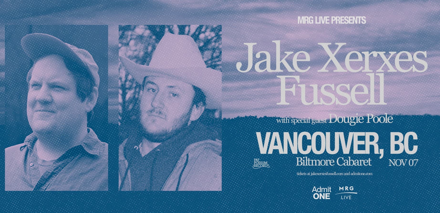 Jake Xerxes Fussell with Dougie Poole - Vancouver at Biltmore Cabaret