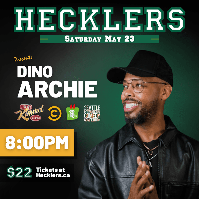Hecklers Presents: Dino Archie at Hecklers Bar & Grill