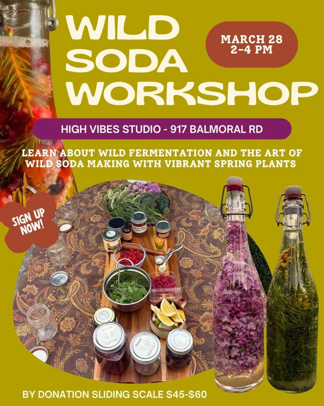 Wild Soda Workshop at High Vibes — Foodie Events in Victoria