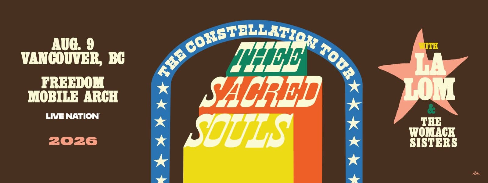 Thee Sacred Souls, LA LOM, & The Womack Sisters at Freedom Mobile Arch