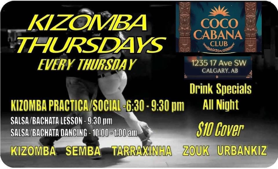 Kizomba Thursdays @COCO at Coco Cabana