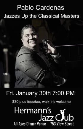 Pablo Cardenas Jazzes Up the Classical Masters at Hermann's Jazz Club
