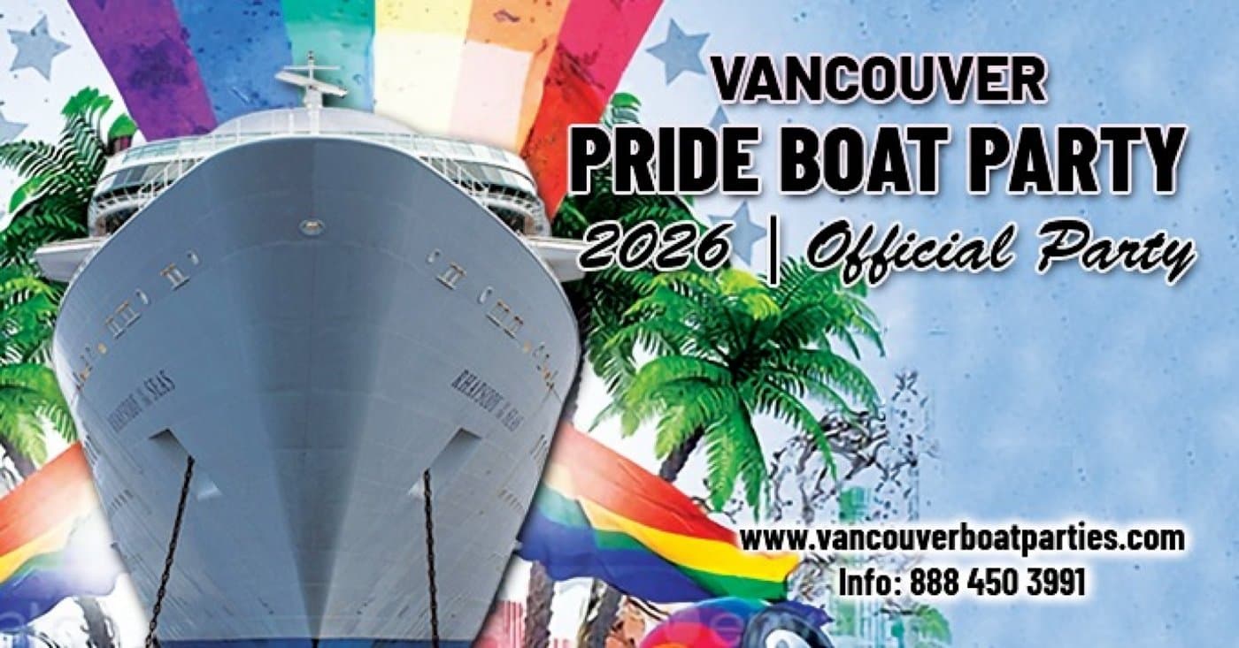 Vancouver Pride Boat Party 2026 | Official Party at Burrard Queen