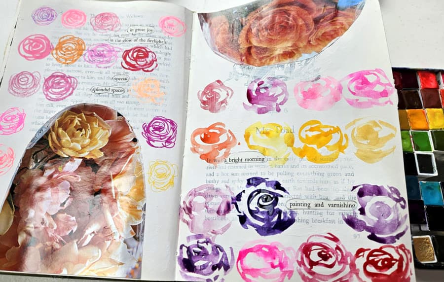 Watercolours for Wellness: EXPRESSIVE FLOWERS — Arts & Creative in Victoria
