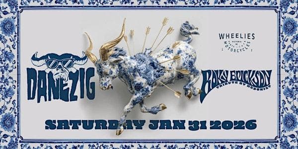 Roky Erickson and Danezig at Wheelies Motorcycles & CafeVictoria, BC