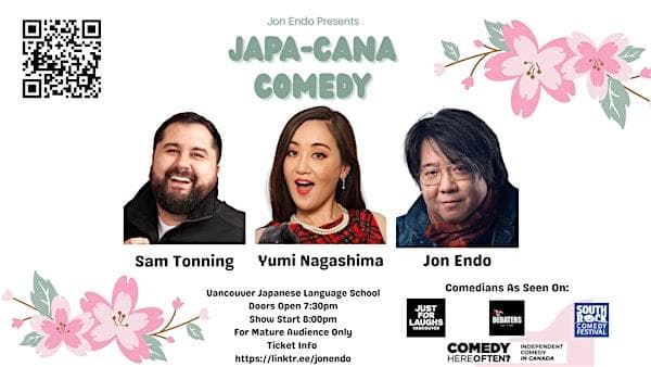 Japa-Cana Comedy Night at Vancouver Japanese Language School and Japanese Hall National Historic Site