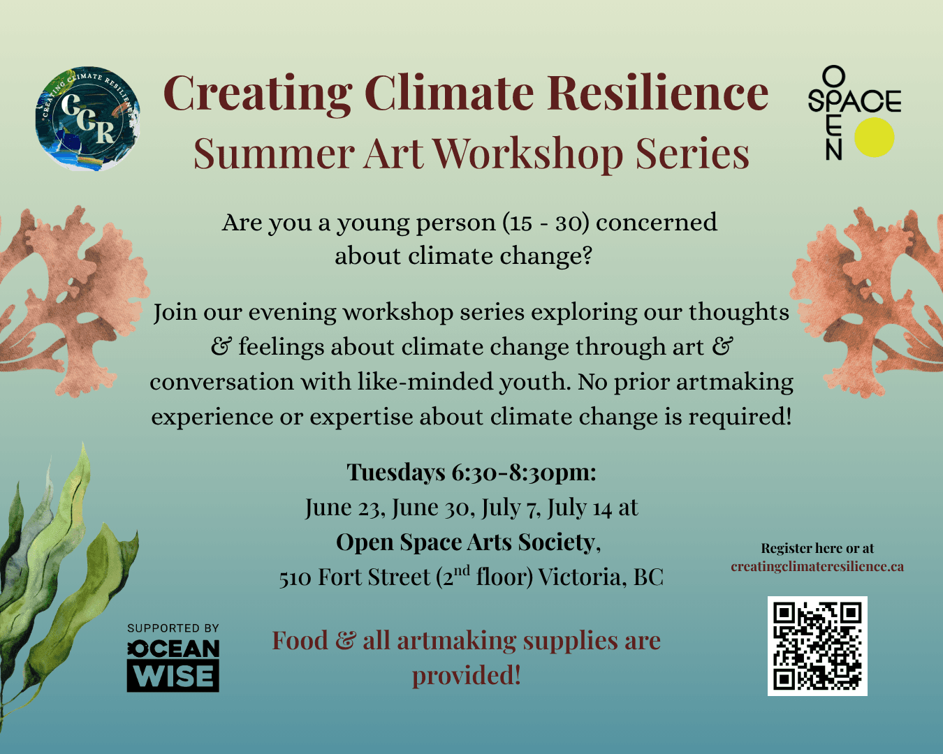 Creating Climate Resilience Summer Art Workshop Series — Arts & Creative in Victoria