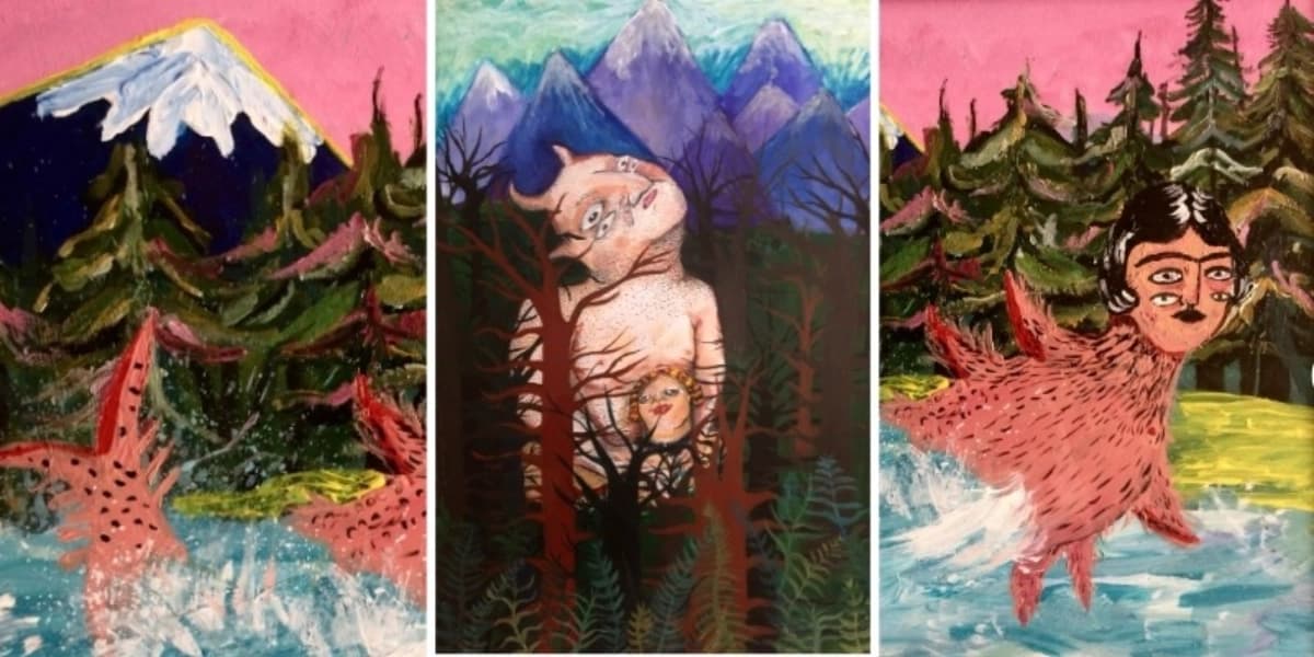 Acrylic Painting: Myth and Visual Narrative at Maplewood House