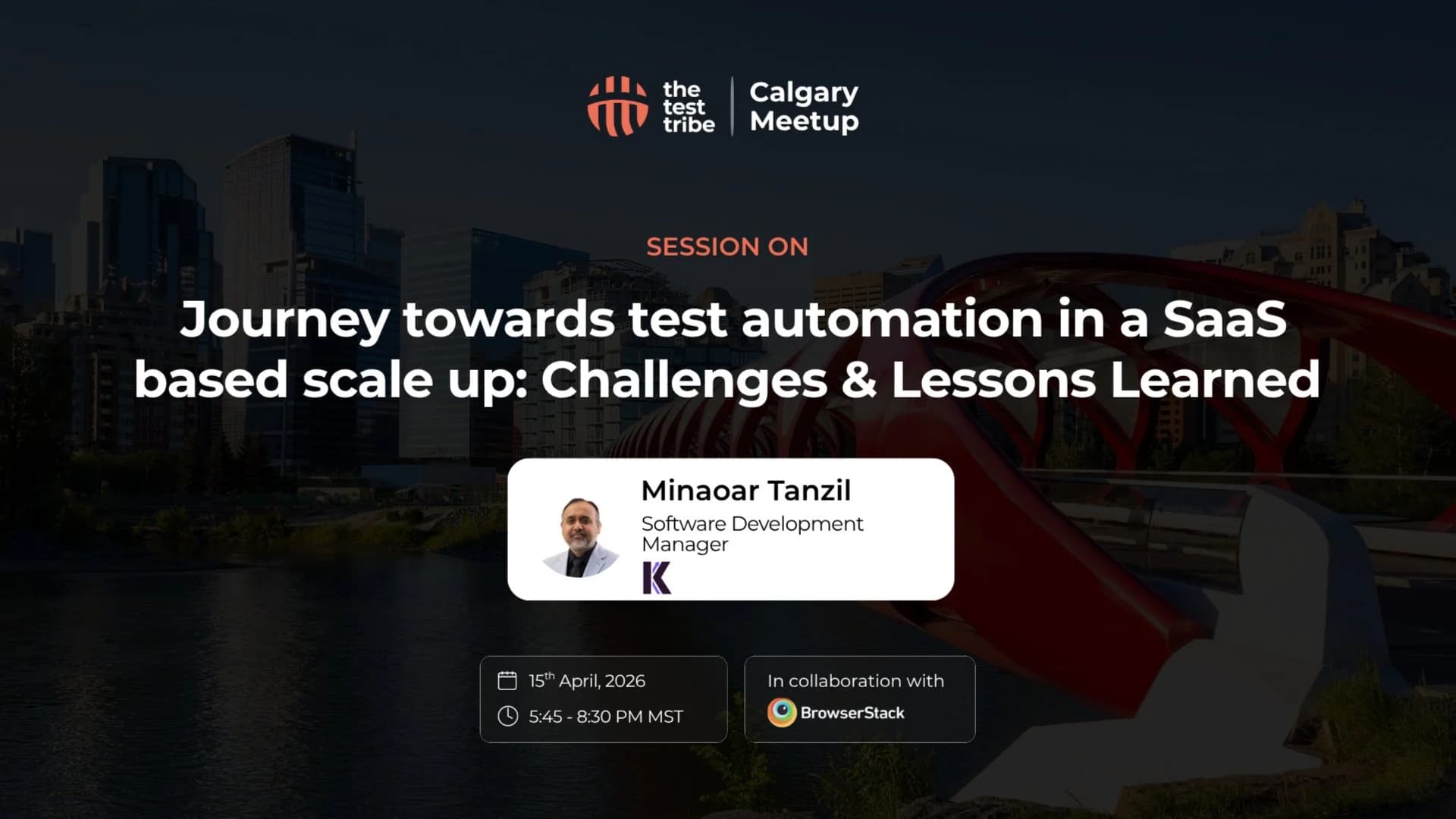 Journey Towards Test Automation In A Saas Based Scale Up at InceptionU - 800 3 St SE