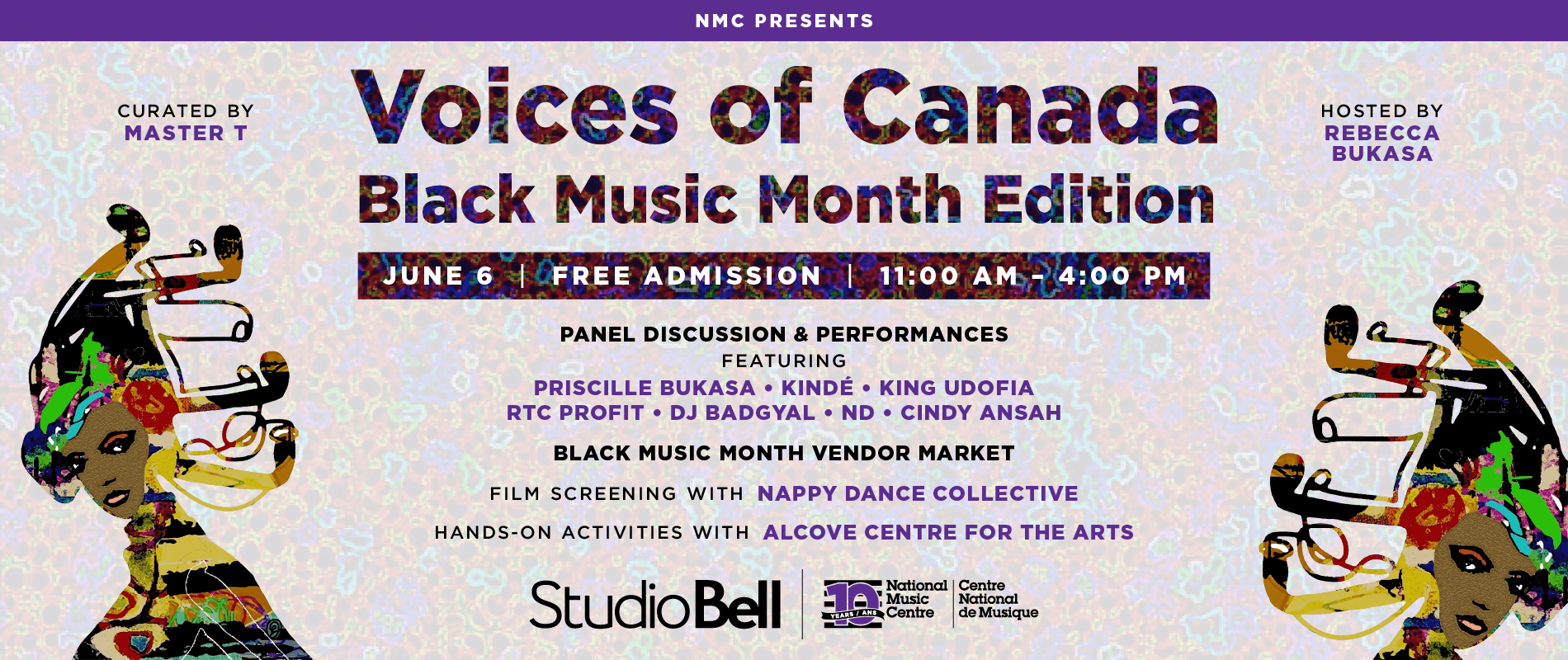 Nmc Presents: Voices Of Canada Black Music Month Edition at Studio Bell