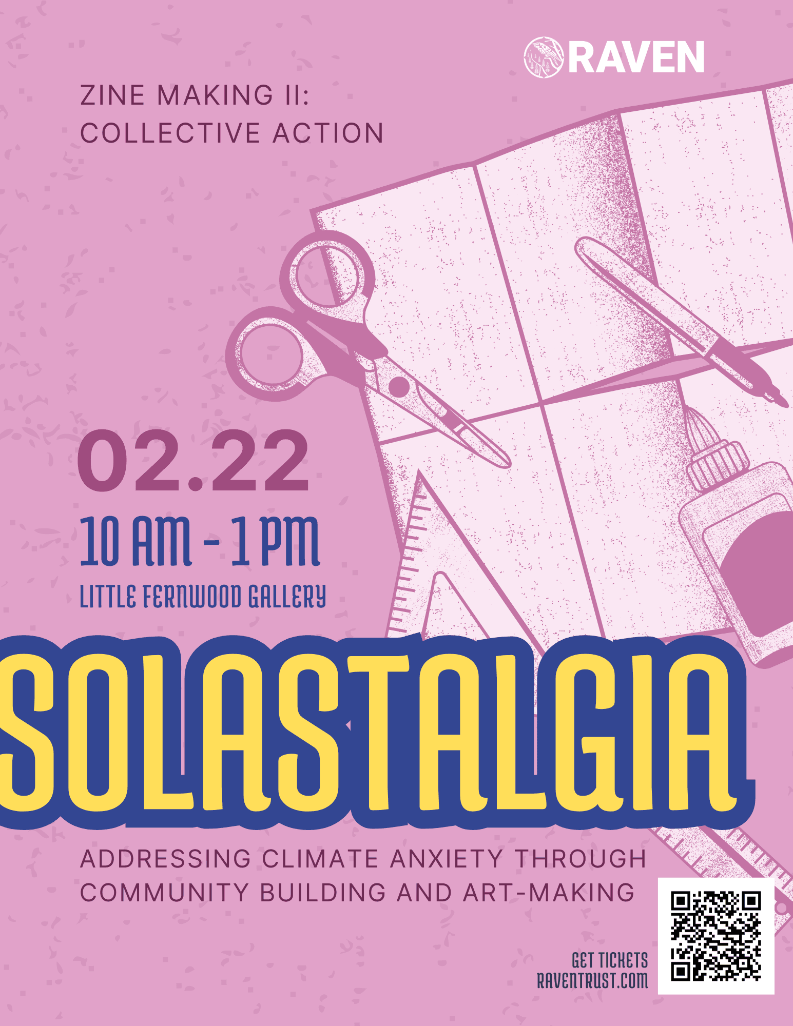 Solastalgia: Zine Making #2 at Paul Phillips Hall — in the back of the Little Fernwood Gallery —1923 Fernwood Rd. Victoria, B.C.