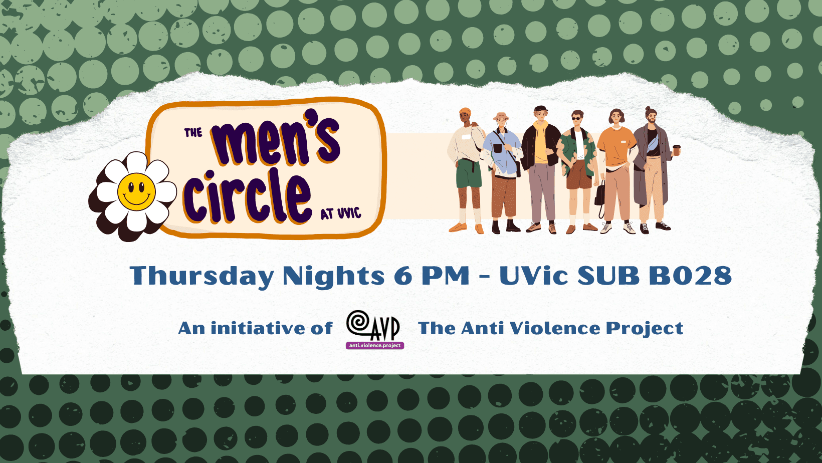 Men's Circle at UVic at UVic Student Union BUilding Room B028