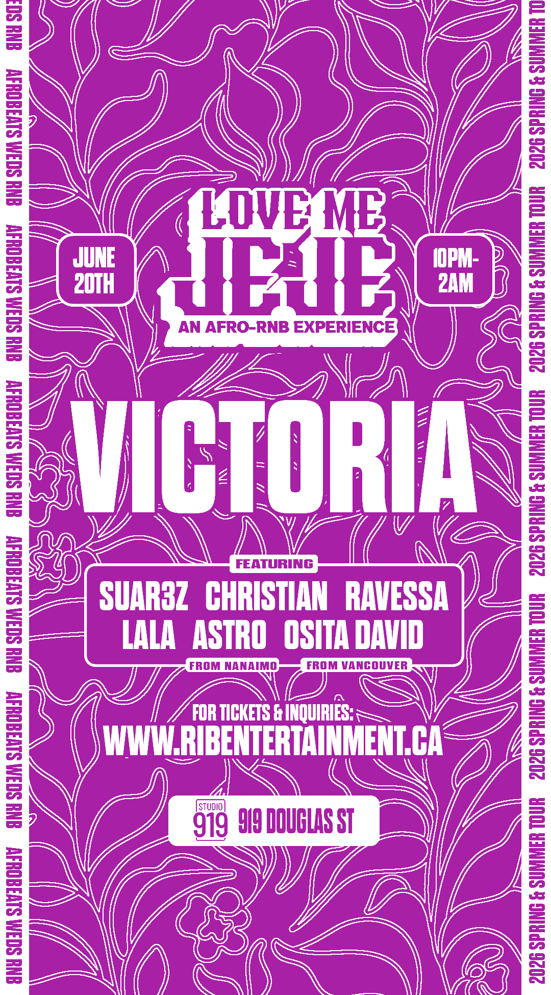 Love Me Jeje — Live Music in victoria