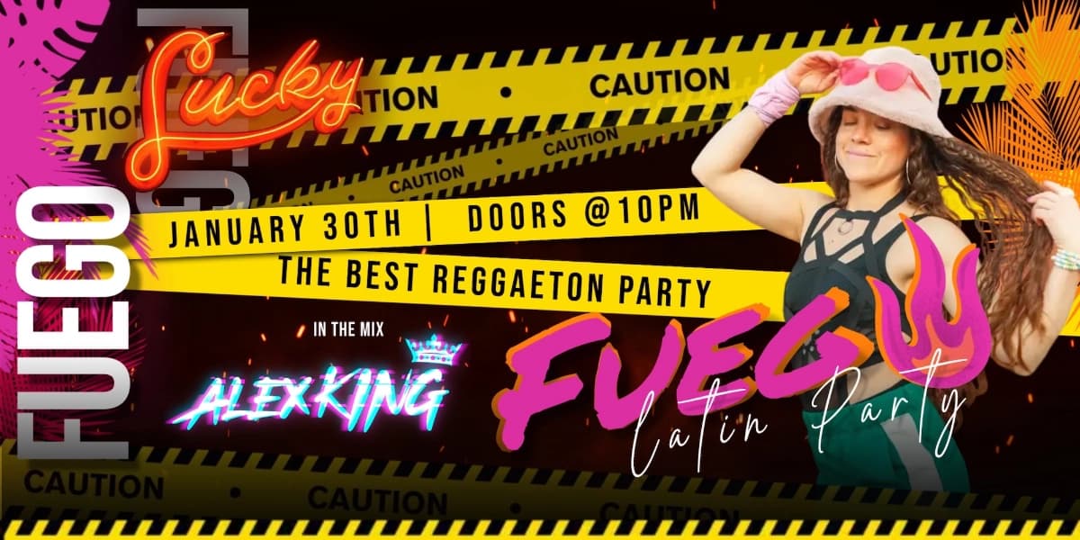 Fuego Latin Party at Lucky Bar, 517 Yates St, Victoria
